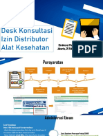 Desk Konsultasi Izin Distributor Alat Kesehatan: Zoom Meeting