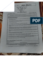 Fiitjee Class Xi Reshuffling Test PDF Free