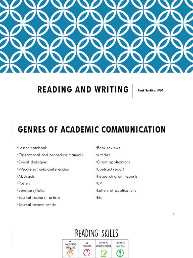 Reading and Writing PDF