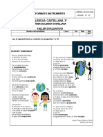 Taller Evaluativo - Tema 1 - Castellano - 3P