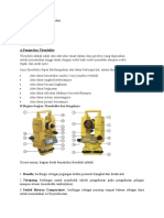MENGUKUR LAHAN DENGAN THEODOLITE