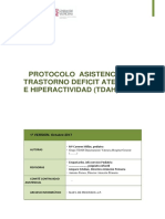 Protocolo Asistencial Trastorno Déficit Atención e Hiperactividad (TDAH)