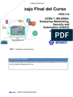 Configuración de Seguridad y Automatización en Red Empresarial