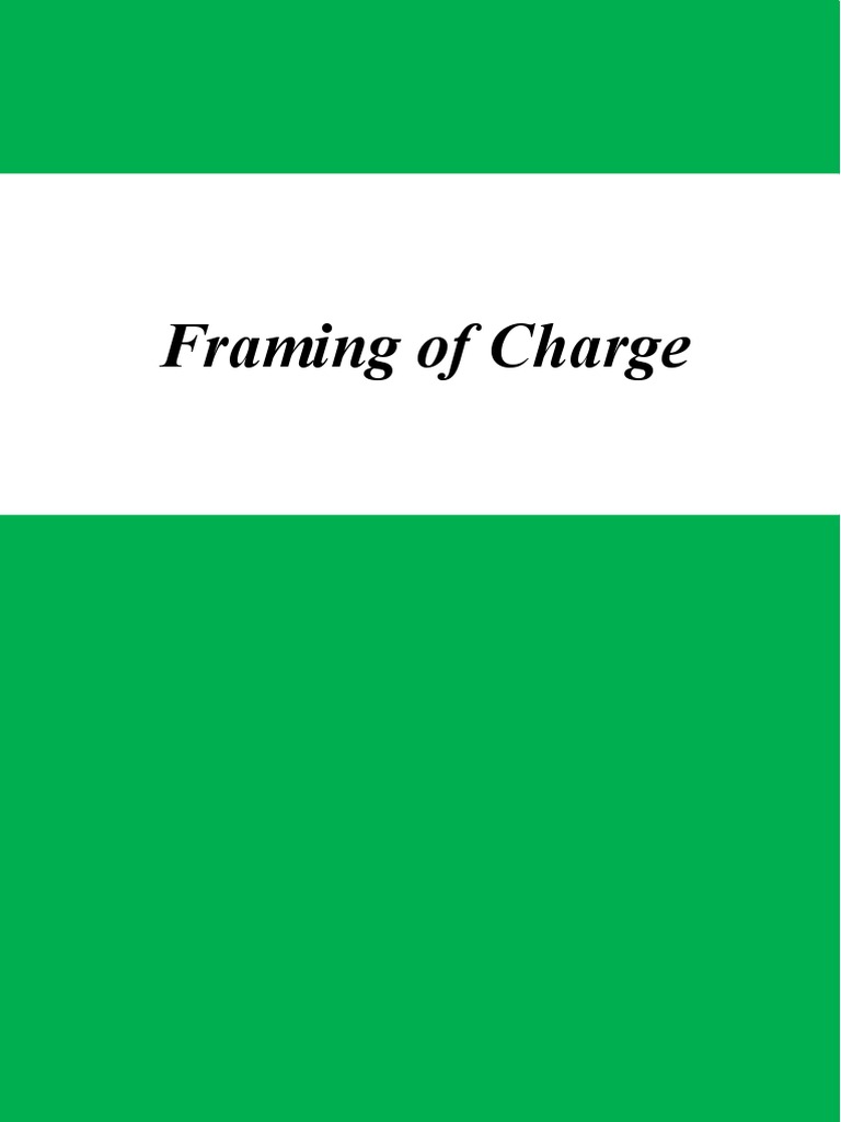 Framing of Charges in CRPC PDF Criminal Procedure In South Africa