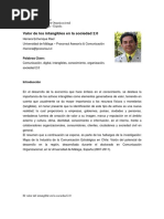 Valor de los intangibles en la sociedad 2.0 Paper PUCE