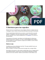 Coberturas para Cupcakes