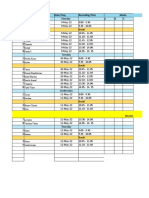 SL No Student Name Date/ Day Recording Time Marks