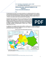 Caracterización socioeconómica del departamento de Pasco