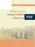 Fatih Duman - İslâmiyet Öncesi Arap Folkloru Ve Kur'an [Araştırma_2018]