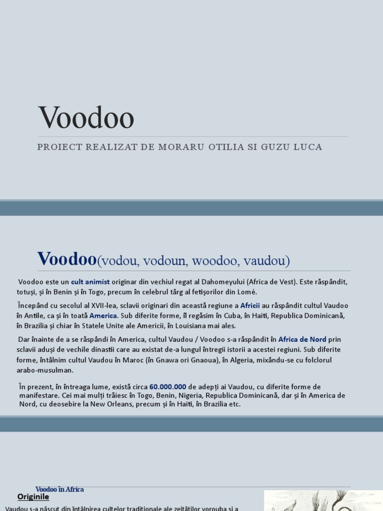 Voodoo | PDF