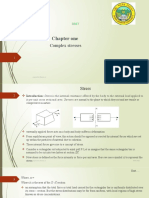 Chapter One: Complex Stresses