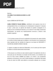 Carta Terminacion Contrato Inmobiliaria