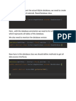 10.1 Room Database Class(Short Note)