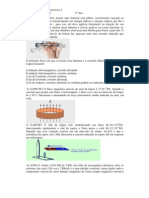 2o Lista de Exercícios 3o Ano