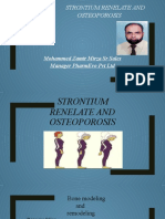 Strontium Renelate and Osteoporosis by Mohammed Zamir Mirza