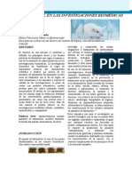 Artículo de Dibulgacion, Modelo Animal en Las Invest - Biomédicas