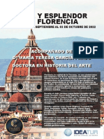 Viaje A Florencia. Folleto 2022