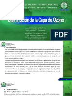 Disminución de La Capa de Ozono