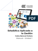 Manual Unidad 1 Estadística Aplicada para La Gestión