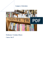 Trabajo Práctico #11 El Género de Non Fiction. Procedimientos de Ficcionalización