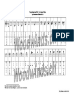 Fingering Chart For Baroque Oboe by WWW - Woodwinds.ch