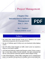 Chapter One Introduction To Software Project Management