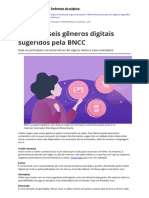 Conheca Seis Generos Digitais Sugeridos Pela BNCCPDF