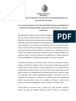 Gacetilla Jury de Enjuiciamiento para Una Jueza Del Fuero de Familia