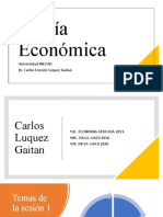 Teoria Economica CLASE 1