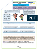 4° - Martes - Aprendo en Casa - Semana 37