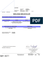 Resultado de Prueba Molecular