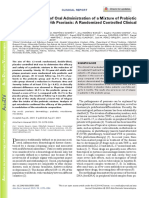 Efficacy and Safety of Oral Administration of A Mixture of Probiotic Strains in Patients With Psoriasis: A Randomized Controlled Clinical Trial