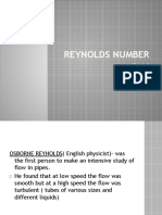 Reynolds Number