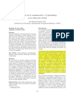 Elementos de la comunicación y el aprendizaje en la educación virtual