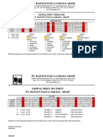 Jadwal Piket Security