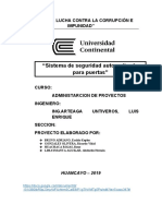 Sistema de seguridad automatizado para puertas