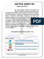 TLS-Legal Reasoning Practice Sheet - 94