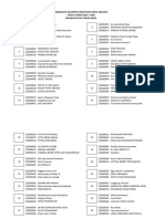 Pembagian Kelompok Praktikum Kimia Organik TAHUN AJARAN 2021 / 2022 Program Studi Teknik Kimia