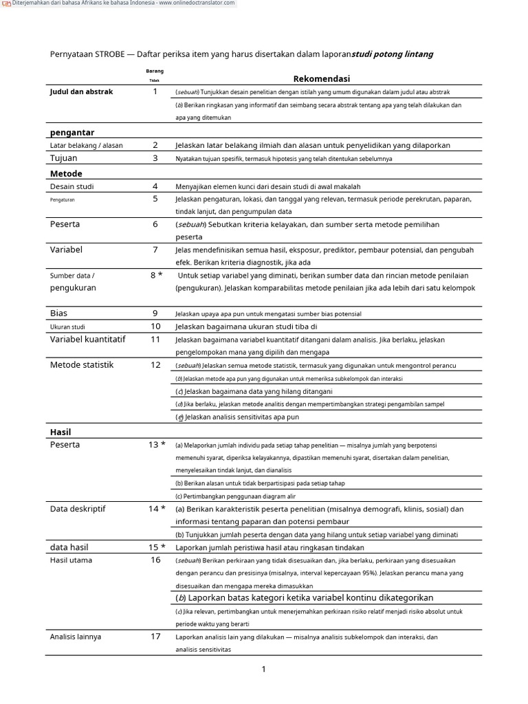 STROBEchecklistv4crosssectional (2) .Af Id PDF