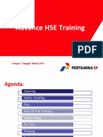 1. Rule of Advance HSE Training1