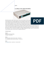 Cara Setting Router Mikrotik RB750