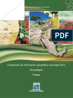 Compendio de Información Geográfica Municipal 2010: Zinacatepec Puebla