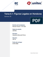 6.1 Figuras Legales en Honduras