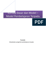 Konsep Dasar dan Model – Model Pembelajaran Terpadu
