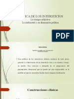 Clínica de Los Intersticios. Clase 1