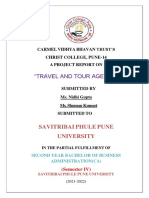 "Travel and Tour Agency": Savitribai Phule Pune University
