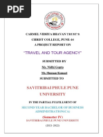 "Travel and Tour Agency": Savitribai Phule Pune University