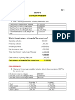 Cash Flow Problems - Group 1