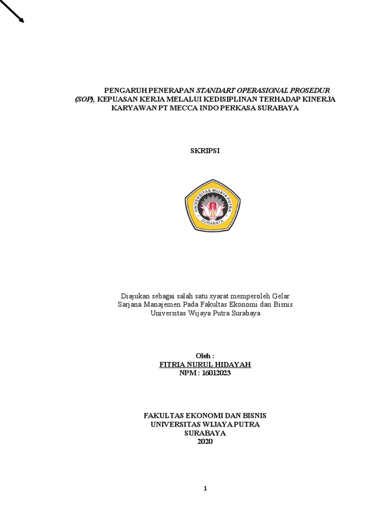 Skripsi Fitria 2020 | PDF