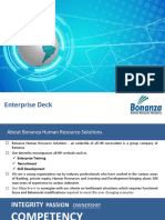 Bonanza Human Resource Solutions - Corporate Deck